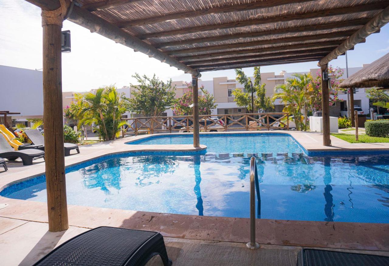 Villa Casa En Privada Frente A La Playa Con Alberca! Mazatlán Exterior foto